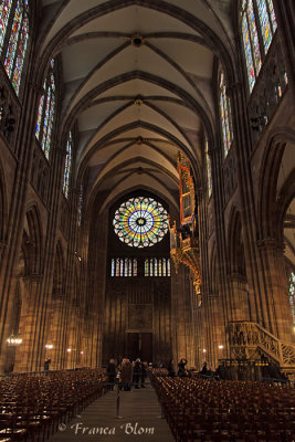 De Notre Dame richting het orgel