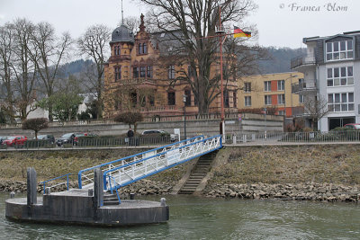 De aanlegsteiger in Boppard