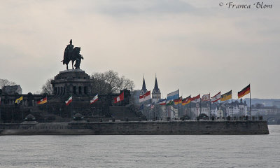 Standbeeld van keizer Wilhelm I op de Deutsches Eck