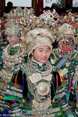 China (Guizhou) - Girls At The Lunar New Year Festival