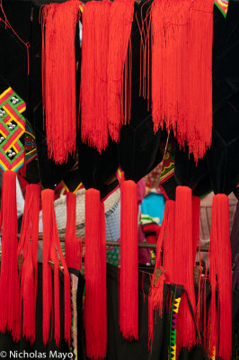 China (Yunnan) - Red Tassles Of Hani Hats