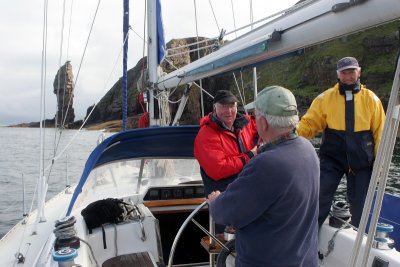 Old Man of Stoer and the team