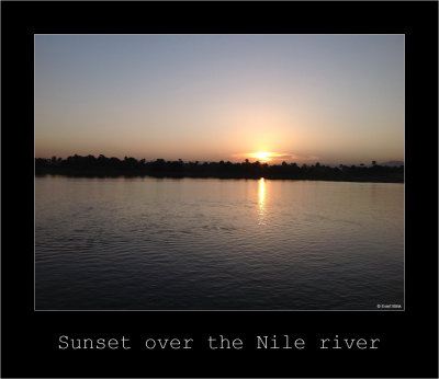 Nile Cruise - Sunset over the Nile river 2.jpg