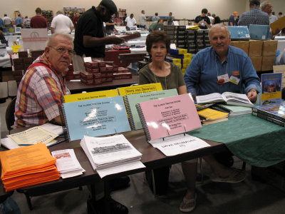 The Illinois Terminal HS tables. Dale Jenkins in on the right, David Newbauer on the left.