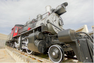Galveston train museum Locomotive 1