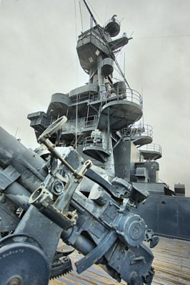 Battleship Texas super structure