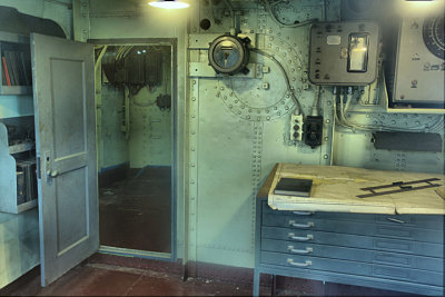 Battleship Texas chartroom