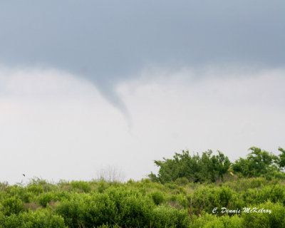Tornado over Hoskin's Mound