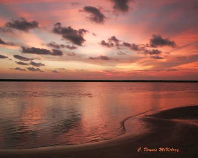 Mouth of new Brazos river