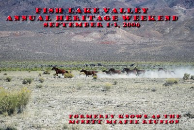 Fish Lake Valley Heritage Weekend 06 - Another Final Update 9-25-06