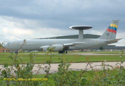 Boeing E3D Sentry ZH103. No.8 Sqdn Anniversary markings.