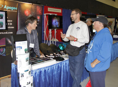 Tim Puckett and Apogee booth