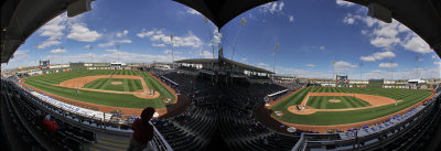 Game #2: Royals vs. Rangers, 2/24/13, Surprise Stadium