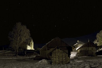 Village de nuit