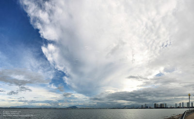 Storm over Penang