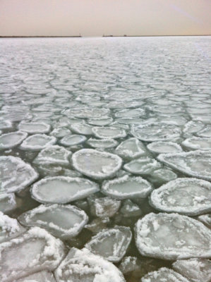 Lago Michigan congelado