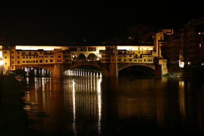 Ponte Vecchio, by night