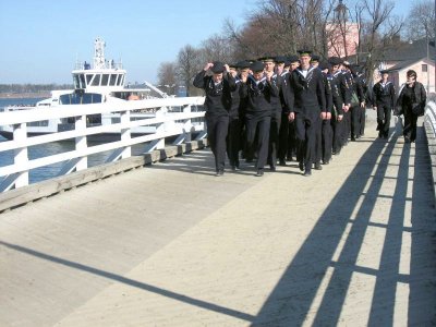 Cadets of the Naval Academy Returning to Their Academy 1/3