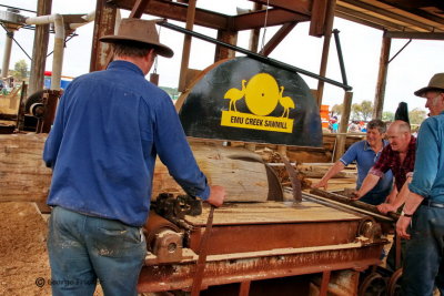 Lake Goldsmith 100th Steam Rally Steam Saw Mill