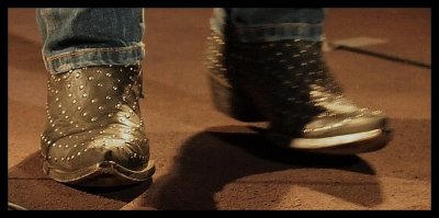 Kenny Loggins' very cool boots ~  