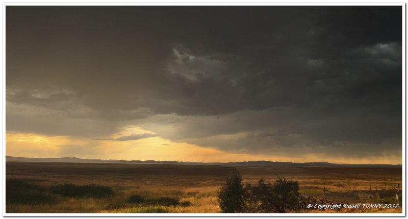 Approaching Storm at Lake George 