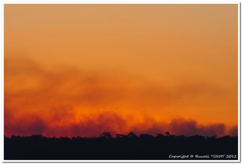 Bushfire Sunset