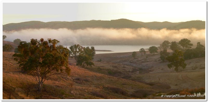 Lake Windamere Fog Pano