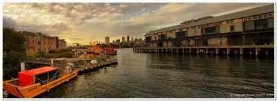 Winter afternoon at Millers Point waterfront