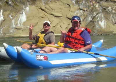 Jeff Colteaux and a Buddy on Cache Creek