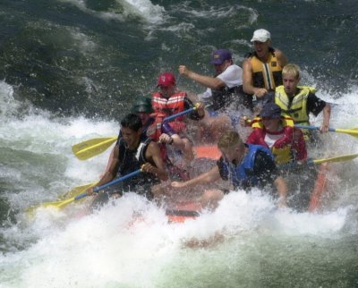 Larry Hazen at Satan's on the American River