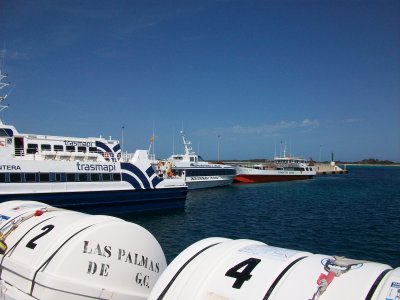 Ferries at La Savina