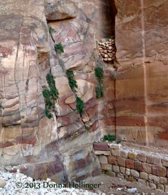 Inscriptions and Layers, Petra Ruins Jordan