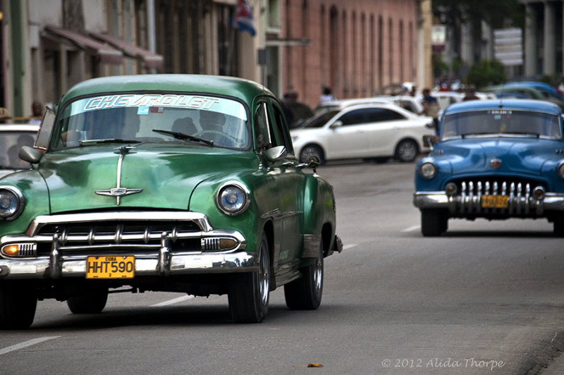 green chevy, 1952?