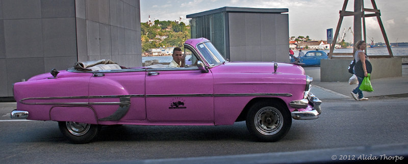 pink 1954 Chevy