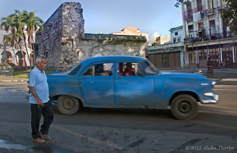 pedestrian car