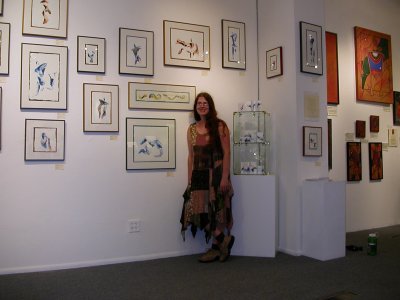 Trace with her art, again