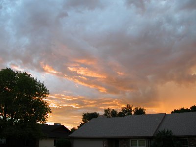 looking west