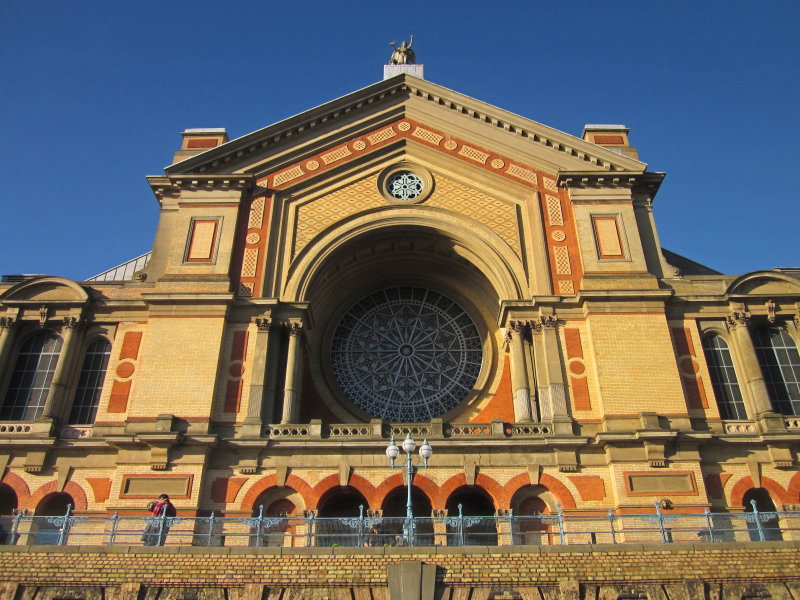 Alexandra  Palace, south  elevation.