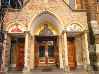 St. Mary's  church  entrance.