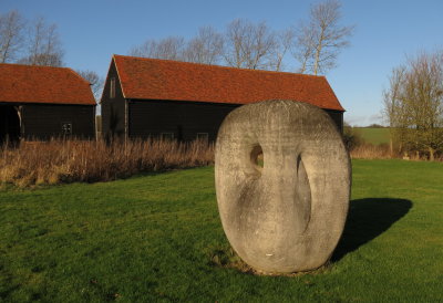 An artistically shaped lump of rock. No inscription