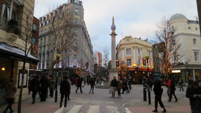 Seven  Dials  in the  gloaming