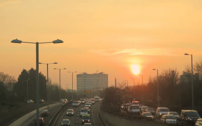 Sunrise  over  the  North  Circular  Road