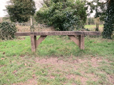 A  commemmorative  bench.