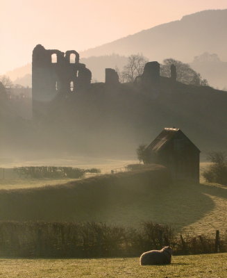 Clun  Castle  ruins