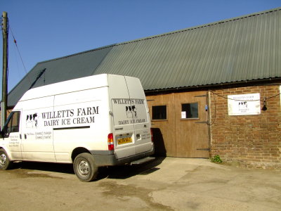 Willett's  Farm Dairy  Ice  Cream  van