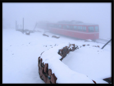 Cog Train Snowstorm