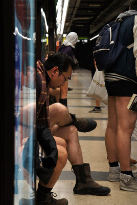 No Pants 2013, Barcelona.