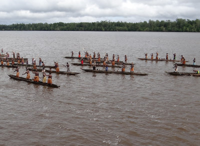 The flotilla of warriors