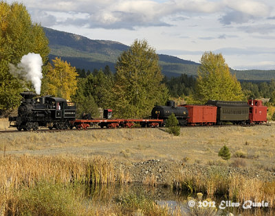 Steam Locomotive on a Fall Day