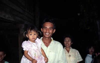 My brother-in-law and his daughter, Pui. Pui is now a freshman at Payap University.